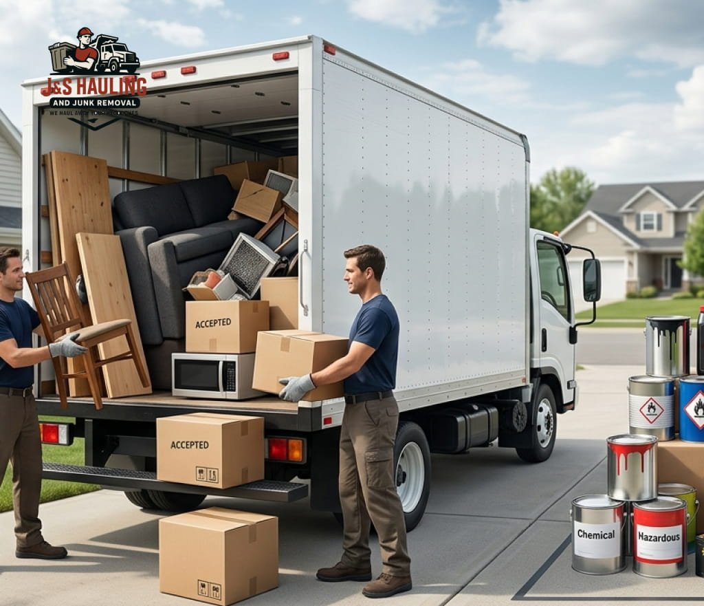 Professional residential moving, expert construction debris removal, and specialized hazardous waste hauling services.